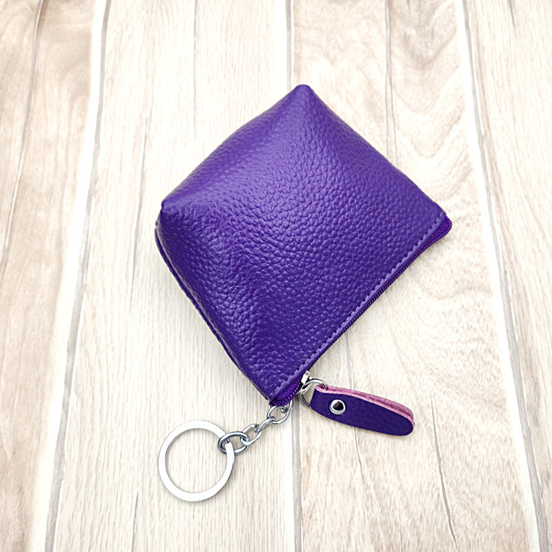 First Layer Cowhide Creative Cow Leather Coin Purses