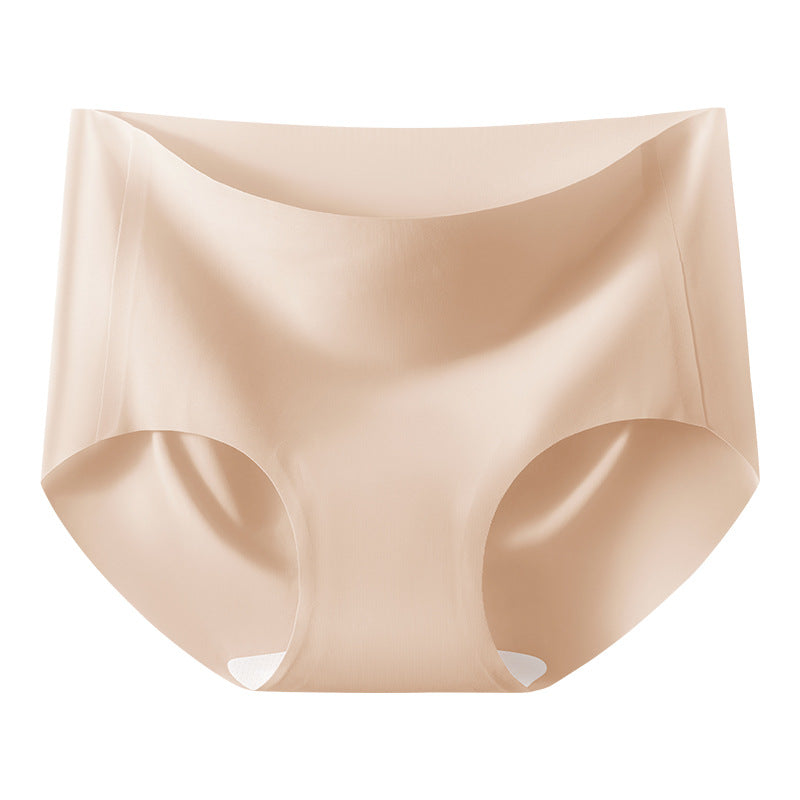 Women's Ice Silk Seamless Liquid Foundation Cotton Panties