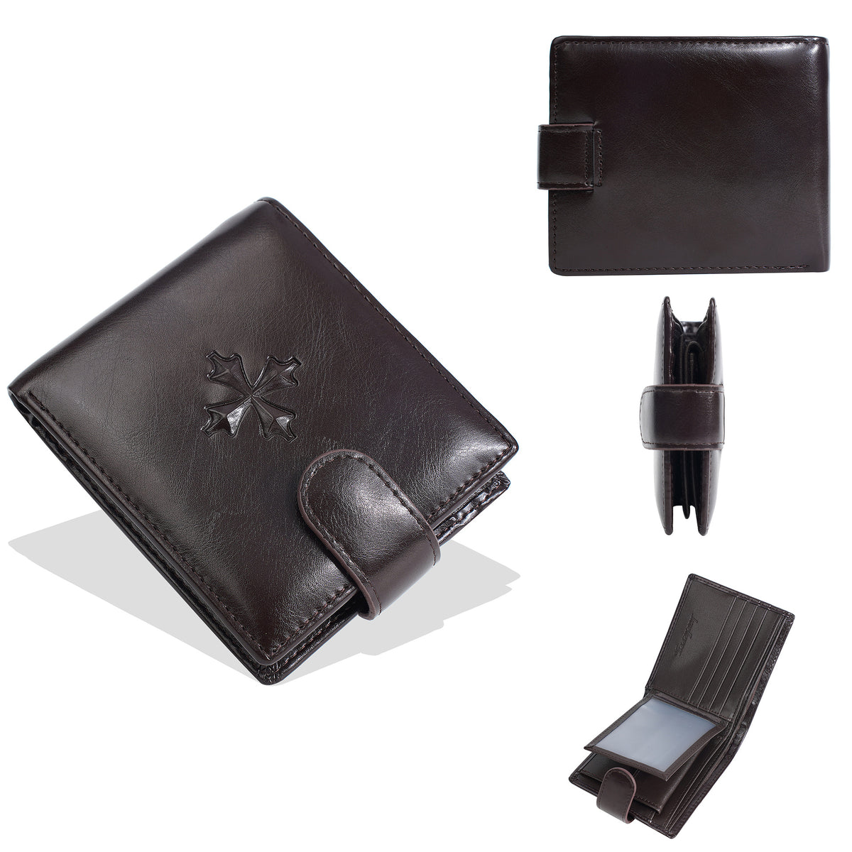 Men's Large Capacity Cash Short High-grade Multiple Slots Men's Wallet