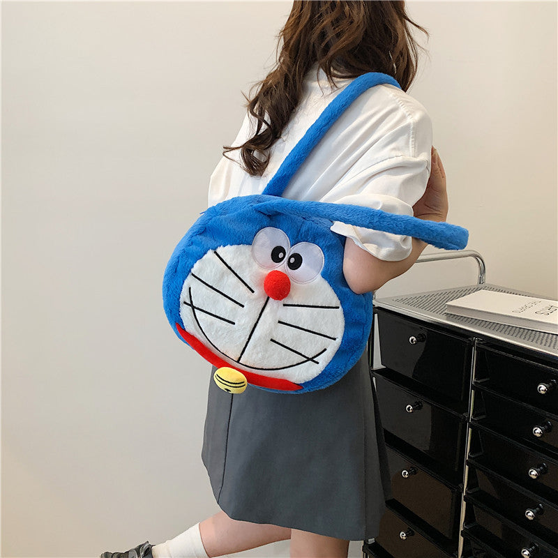 Women's Plush Clow Make-up Cute Birthday Bags