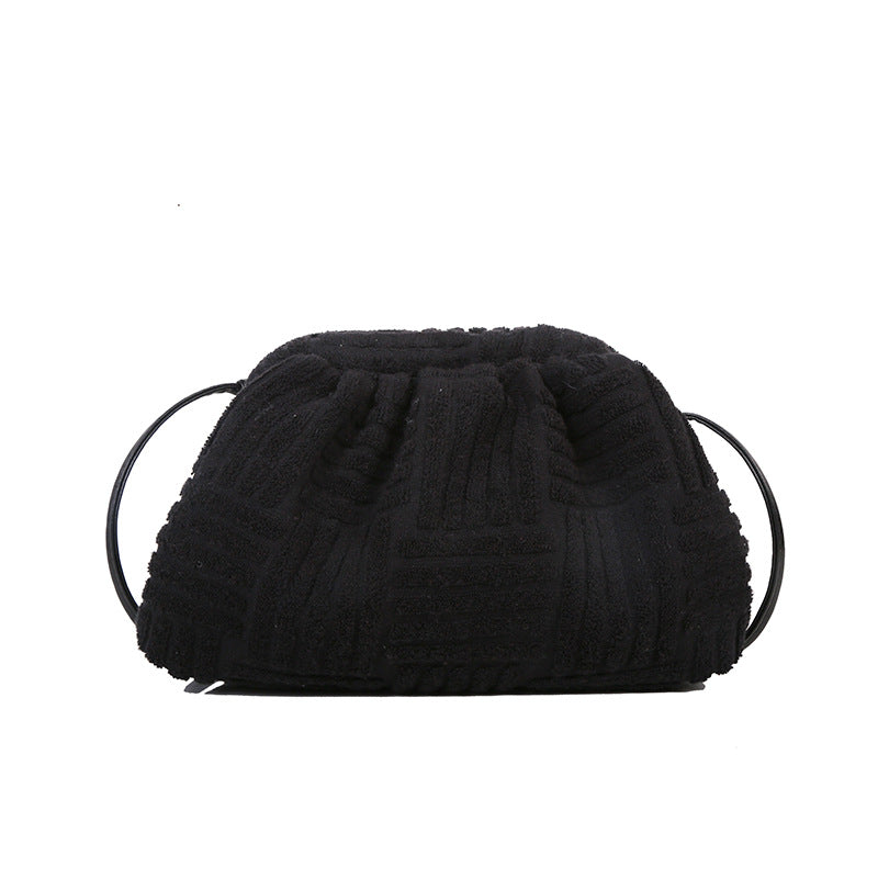 Women's Design Winter Versatile Towel Cloth Fashion Women's Shoulder Bag