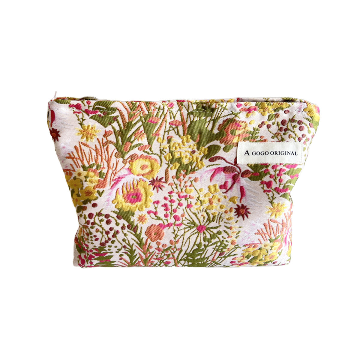 Cluster Hand-held Portable Canvas Storage Skin Care Makeup Bag