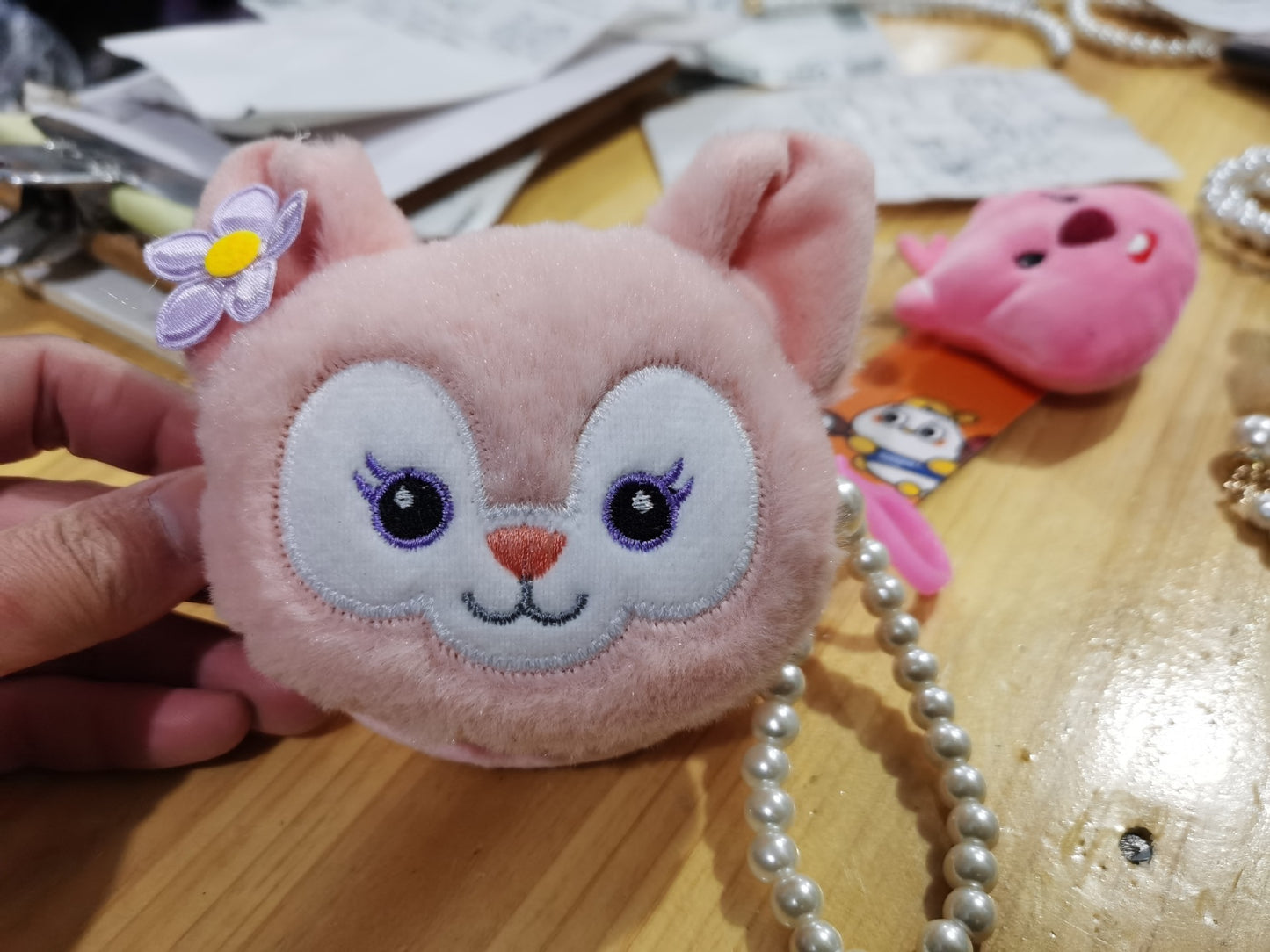 Children's Pendant Plush Creative Mini Clow Storage Coin Purses