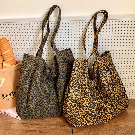 Print Canvas Large Capacity Leisure Shopping Western Shoulder Bags