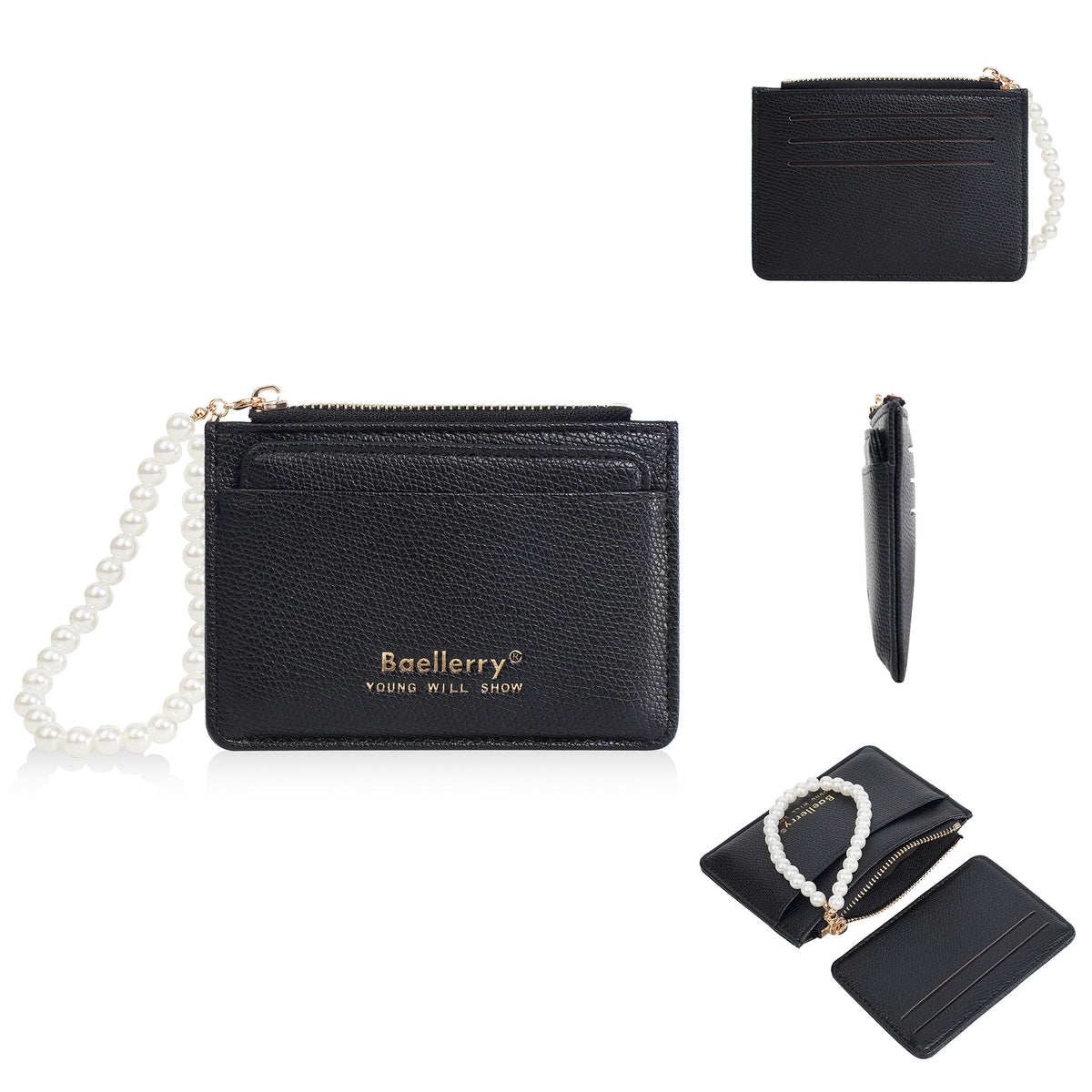 Multiple Slots High Sense Female Fashion Pearl Ladies Wallet