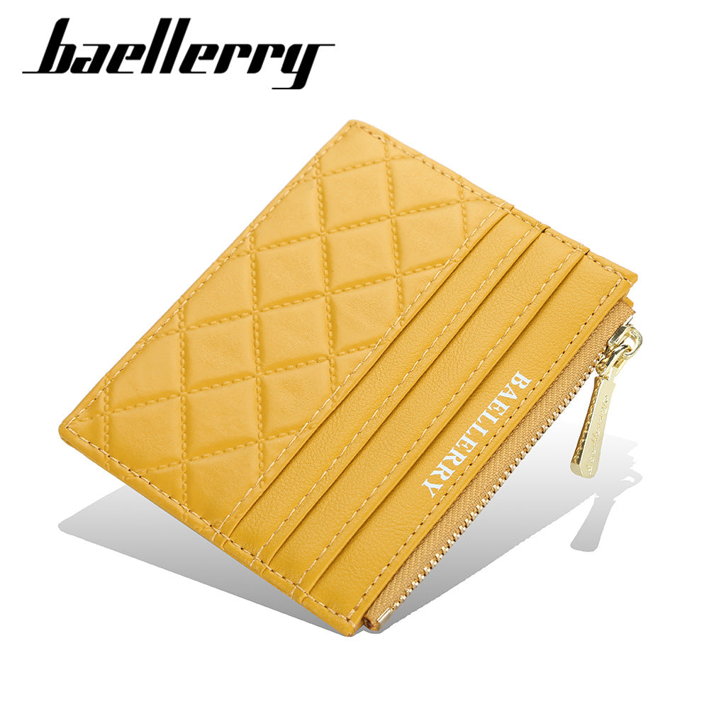 Women's Short Korean Style Zipper Fashion Large Capacity Ladies Wallet