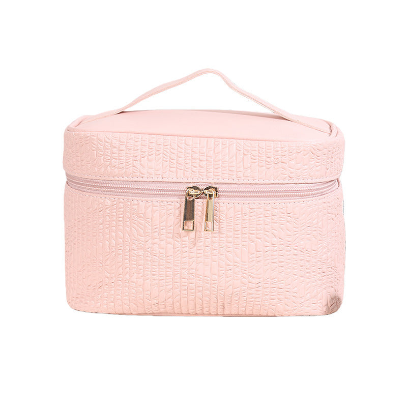 Women's Capacity Waterproof Wash Storage Portable High Sense Cosmetic Bags