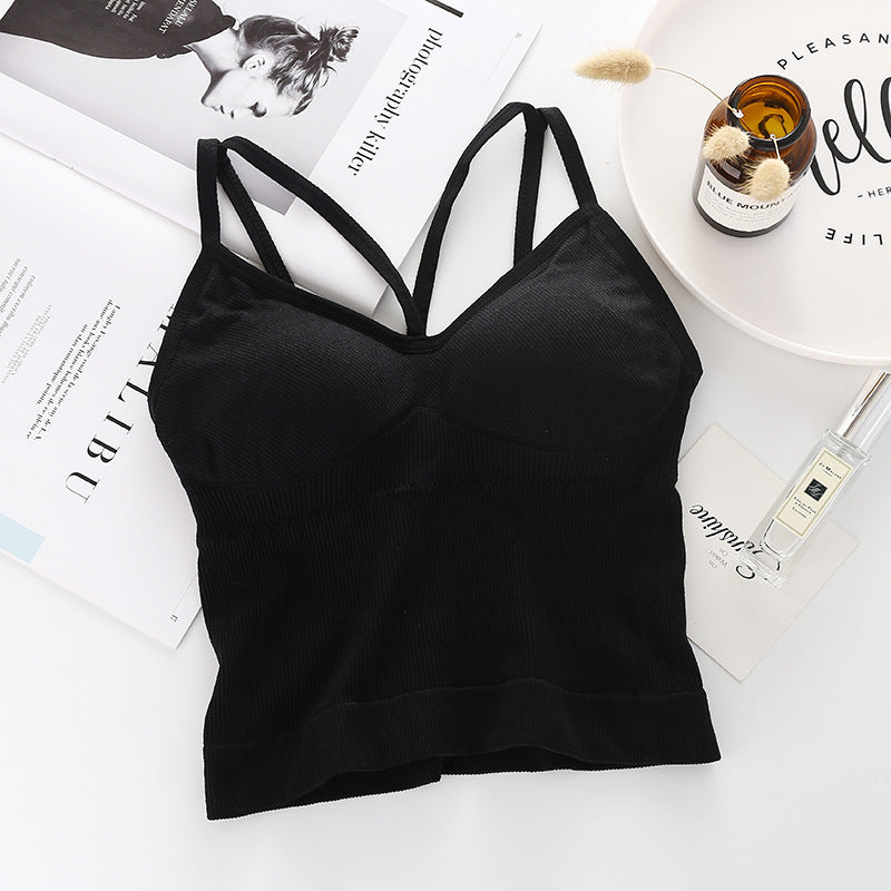 Top Without Steel Ring Breathable Push Tanks Camis