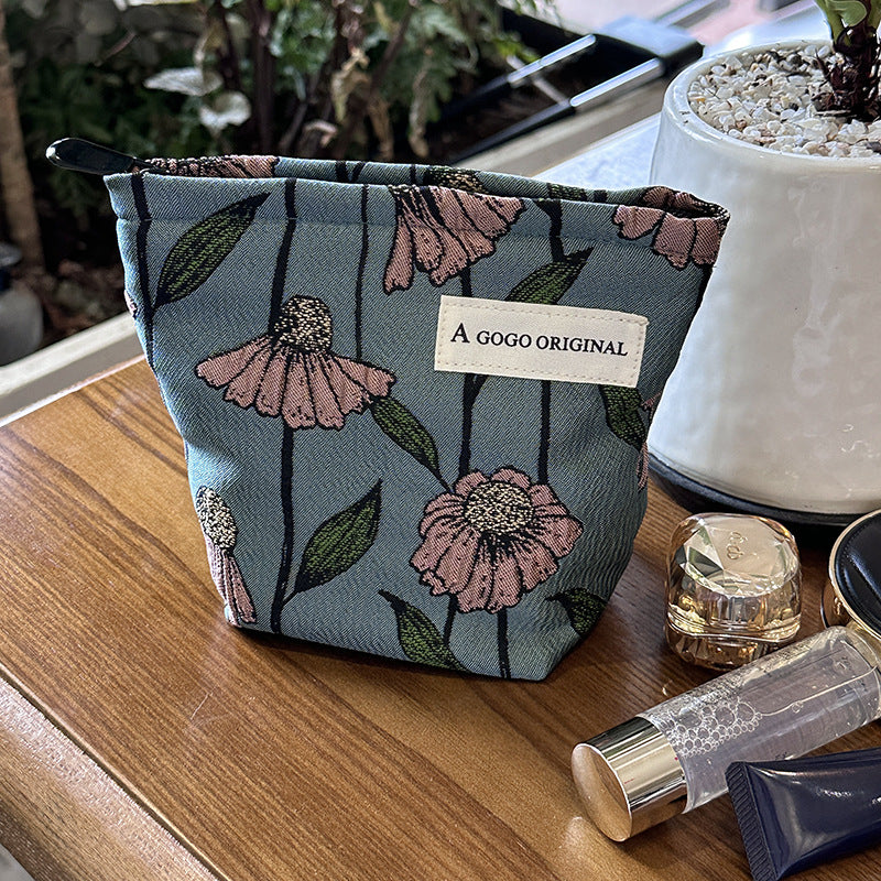 High Sense Artistic Tea Break Large Makeup Bag