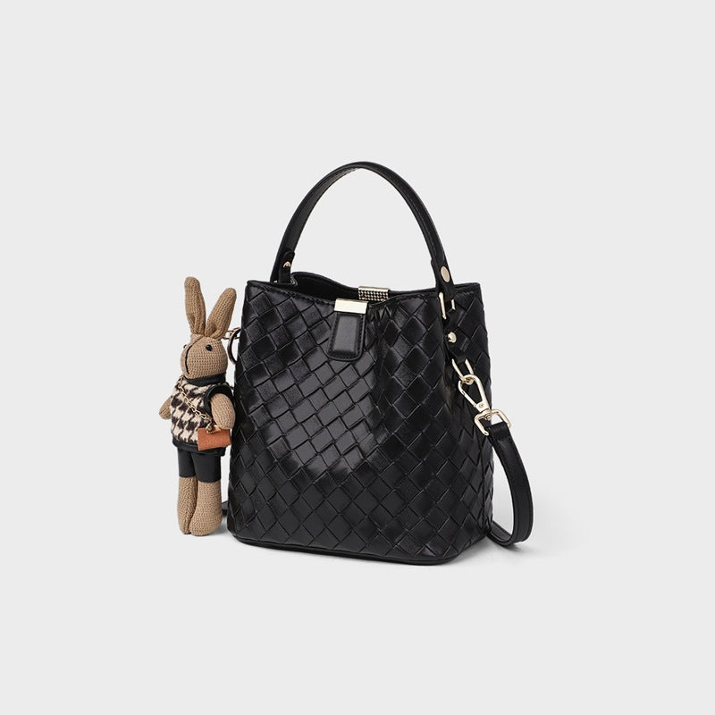 Versatile Carrying High-grade Sense Genuine Leather Women's Messenger Bag