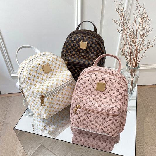 Women's Printed Korean Style Personalized Daily Backpacks