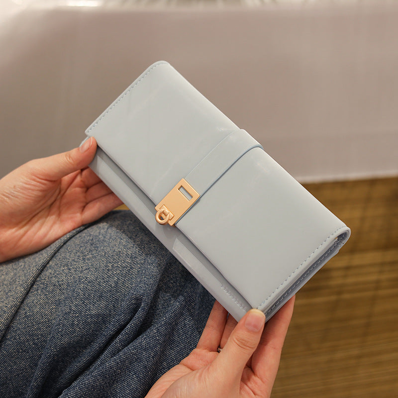 Women's Korean Simple Versatile Large Capacity Multiple Slots Ladies Wallet