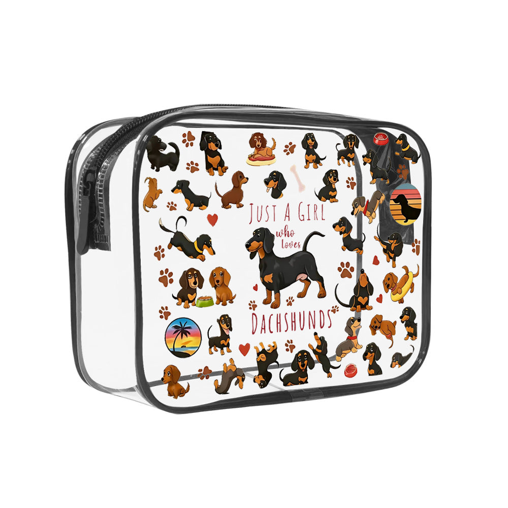 Cartoon Transparent Buggy Holiday Gift Party Makeup Bag