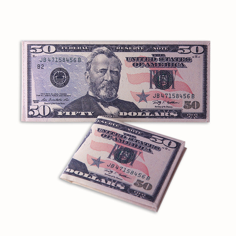 Men's Creative Dollar Printing Various Countries Pattern Men's Wallet