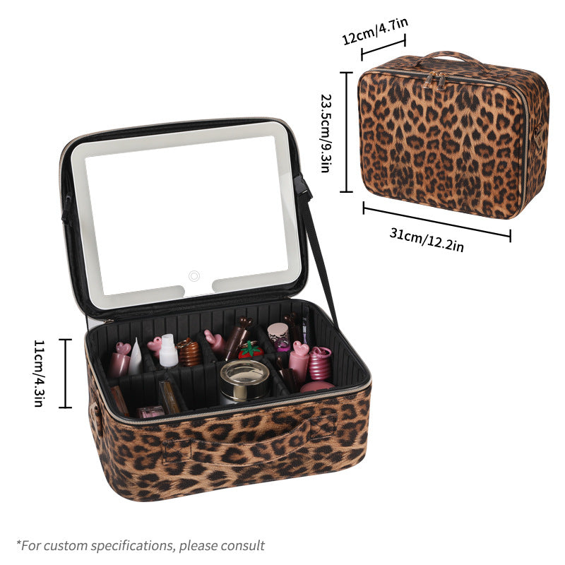 With Mirror Simple Artist City Convenient Cosmetic Cases