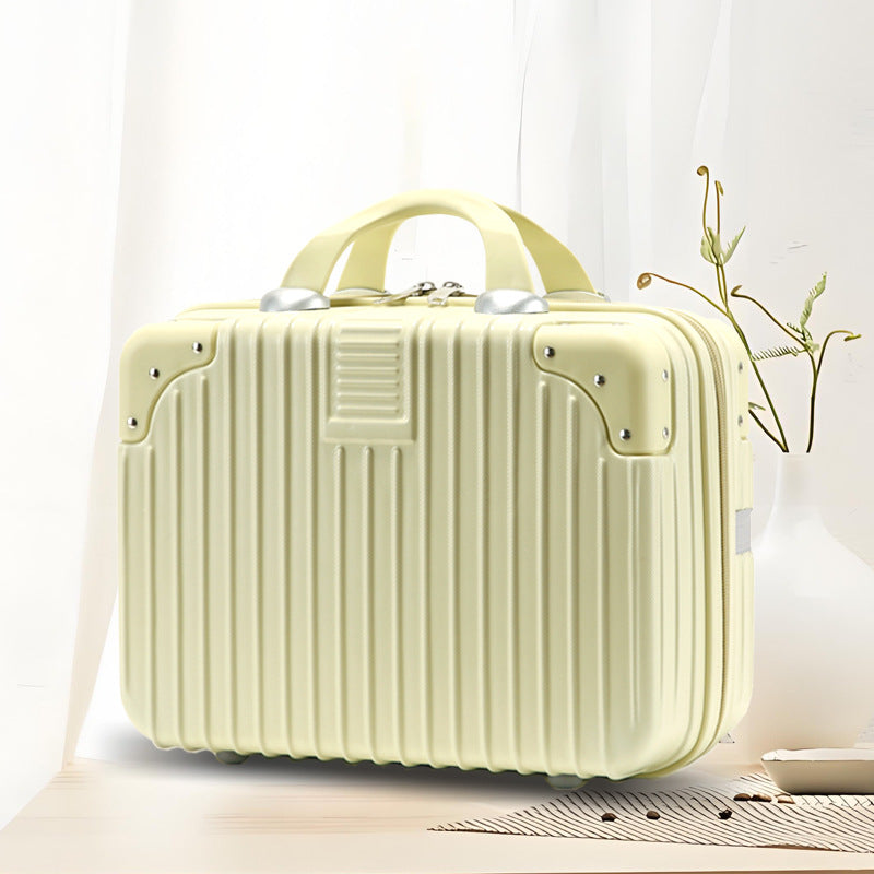 Inch Storage Mini Boarding Retro Blue Makeup Bag