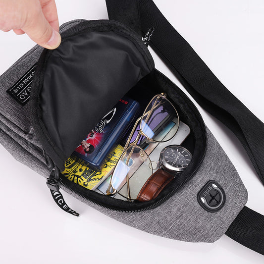 Men's Fashionable Convenient Oxford Cloth Cashier Men's Chest Bags