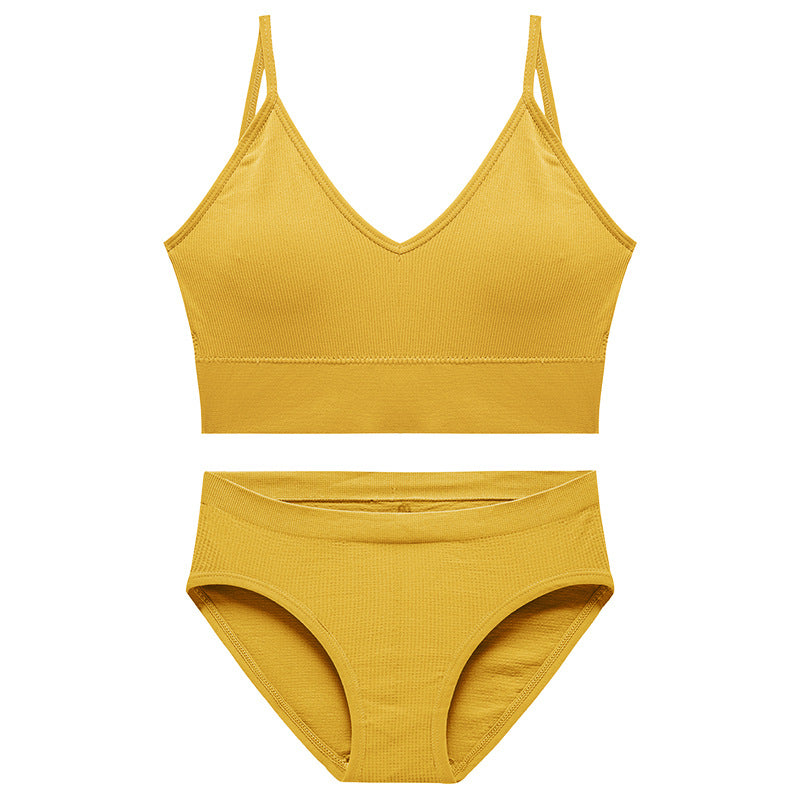 Women's Sexy Small Chest Push Up Base Lingerie Sets