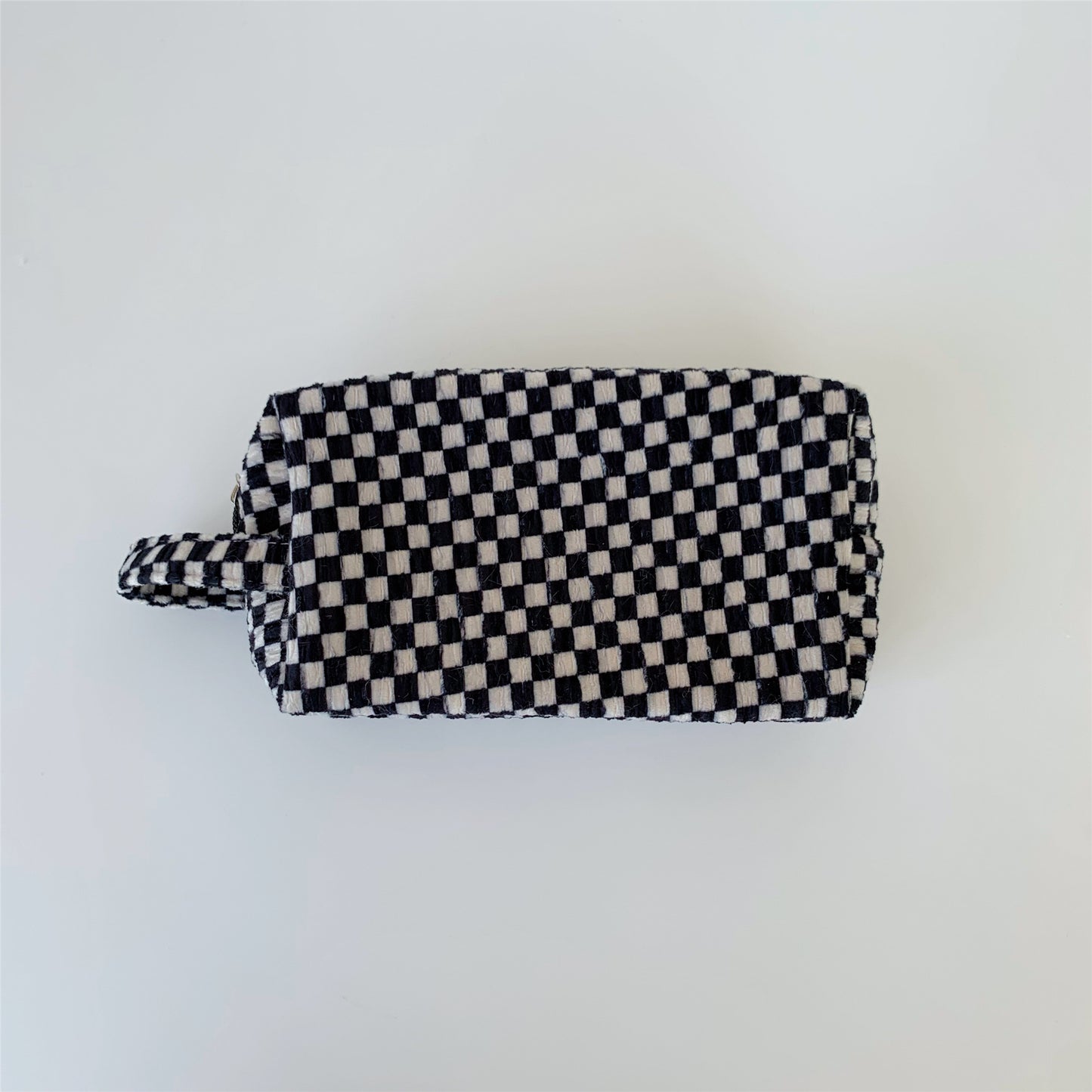 Chessboard Grid Large Capacity Portable Storage Cosmetic Bags