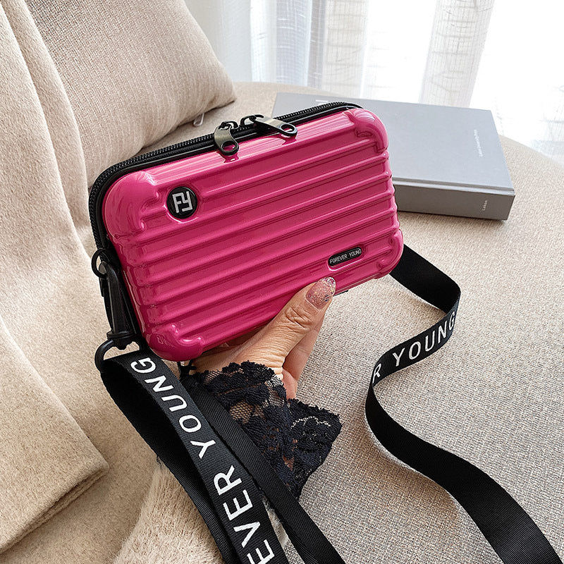 Women's Hard Mini Toiletry Storage Box Dinner Makeup Bag