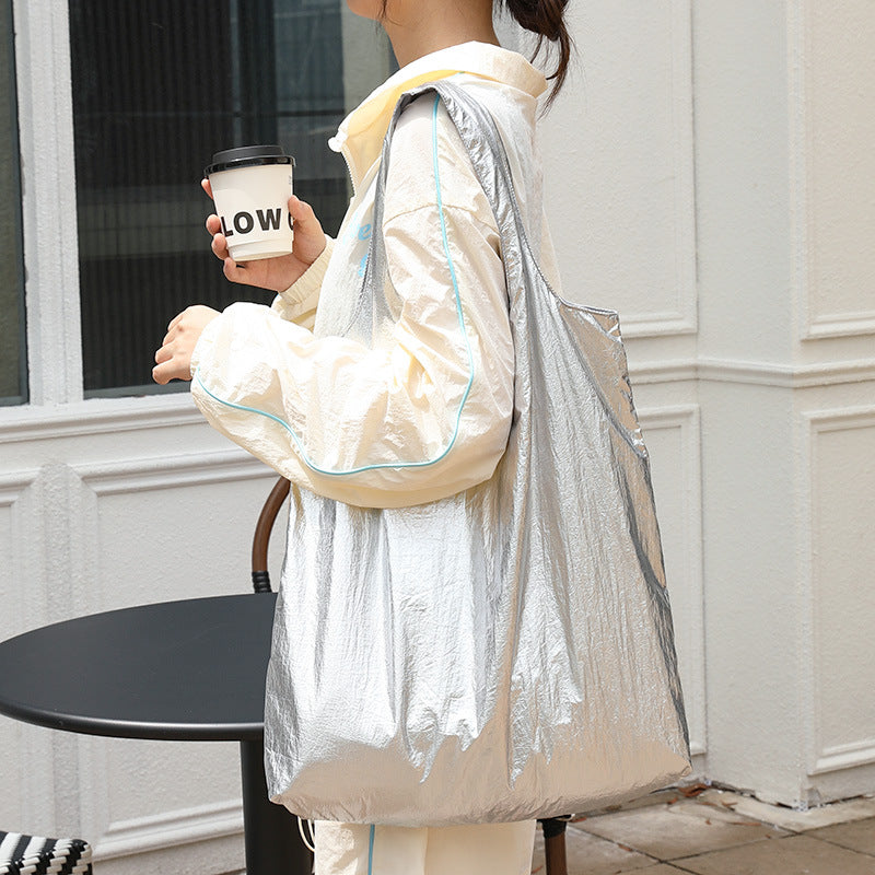 Women's Style Artistic Canvas Underarm Film Material Shoulder Bags