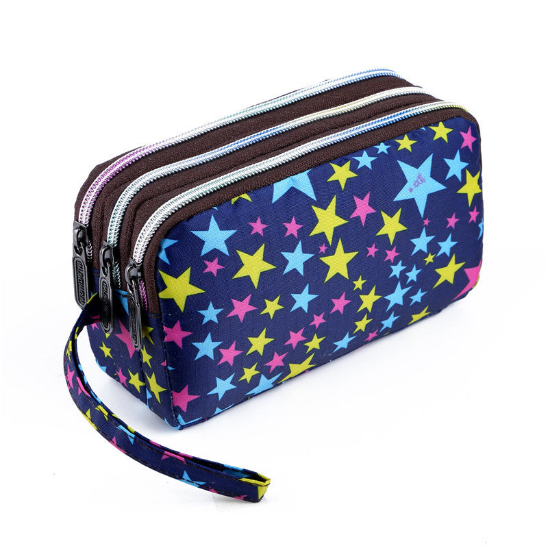 Women's Korean Printed Mobile Running Cloth Purses
