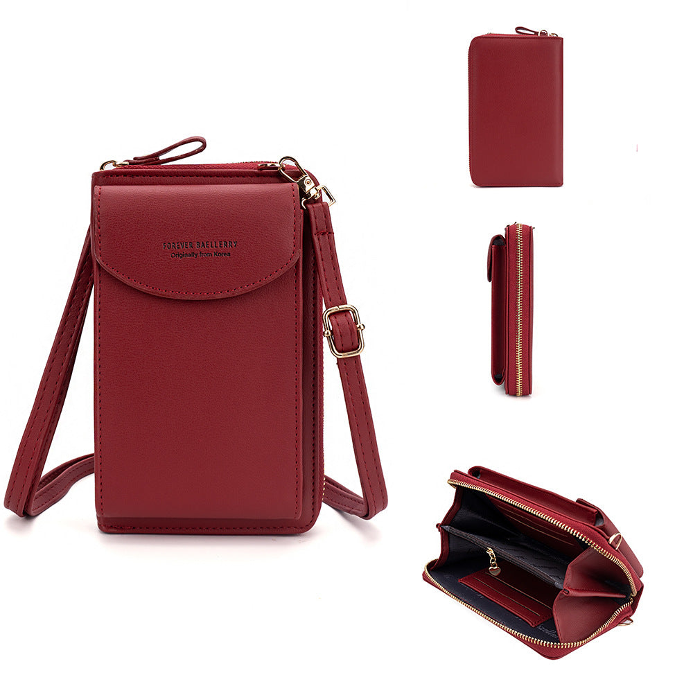 New Women's Mobile Korean Style Short Ladies Wallet