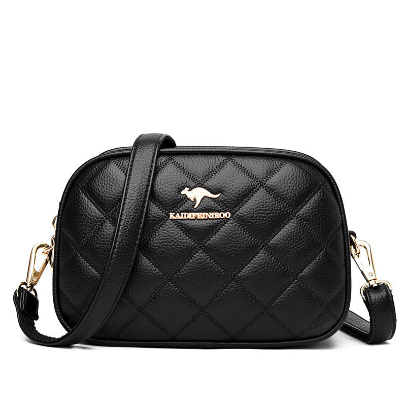 Stylish Women's Fashion Diamond Embroidery Thread Shoulder Bags
