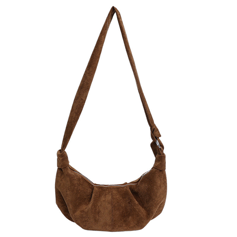 Elegant Women's Retro Dumpling Niche Commute Shoulder Bags