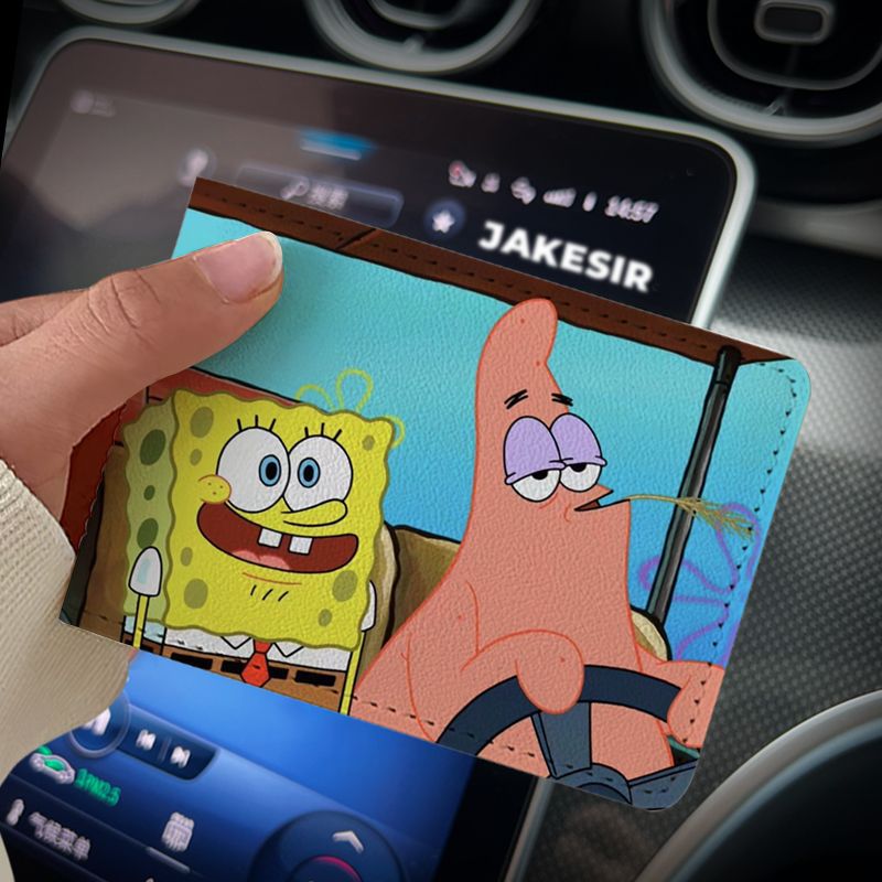Sponge Star Driving License Protective Cover Motor Card Holder