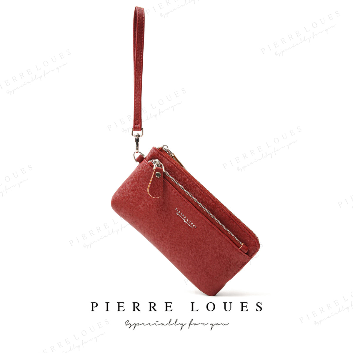 Women's Long High-grade Mobile Fashion Double Zipper Bags