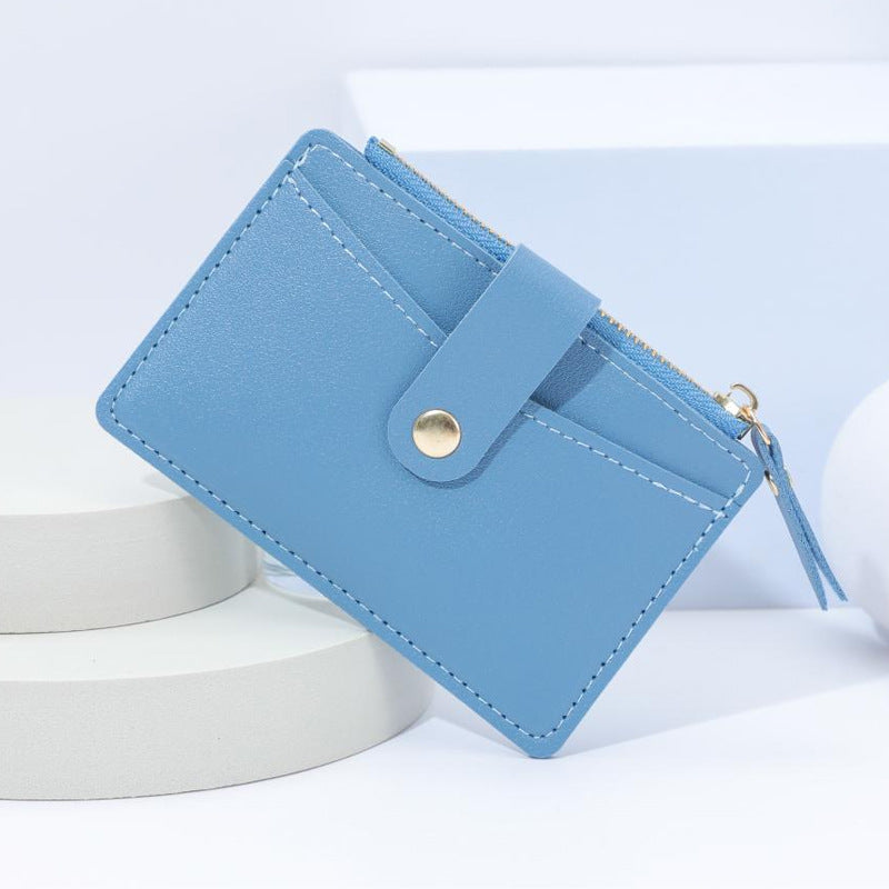 Popular Multifunctional Zipper Multiple Slots Customized Card Holder