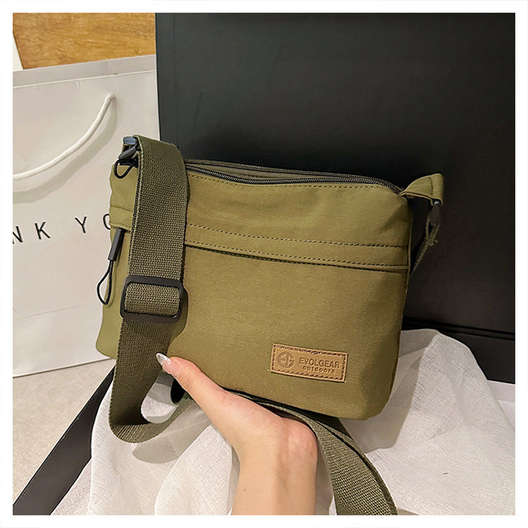 Women's Portable Cloth Fashion Simple Korean Style Compartment Large Capacity Women's Shoulder Bag
