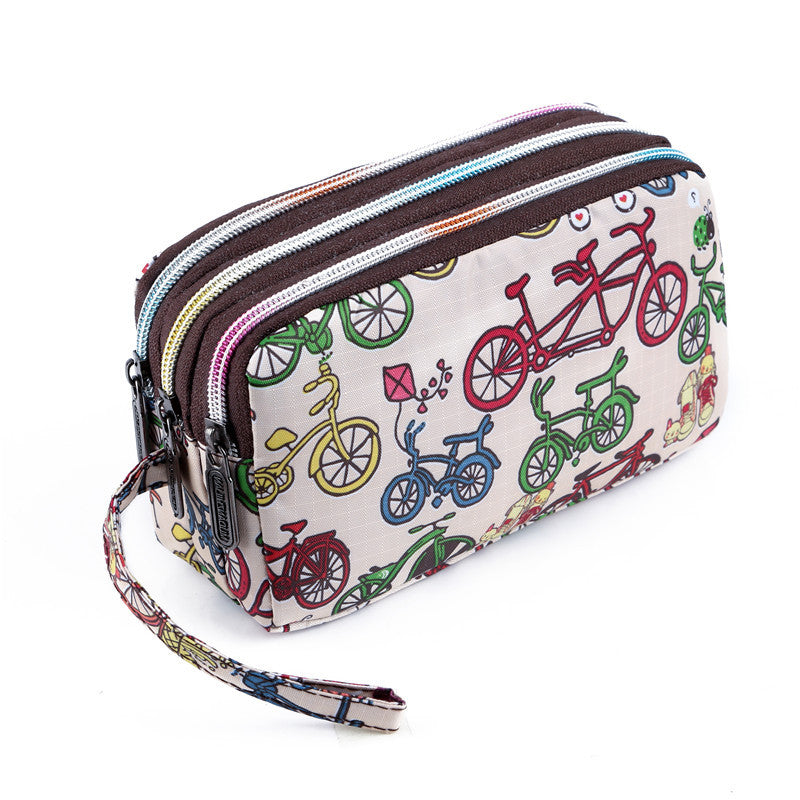 Women's Korean Printed Mobile Running Cloth Purses