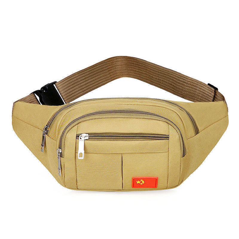 Men's Oxford Cloth Large Capacity Italian Construction Men's Waist Packs