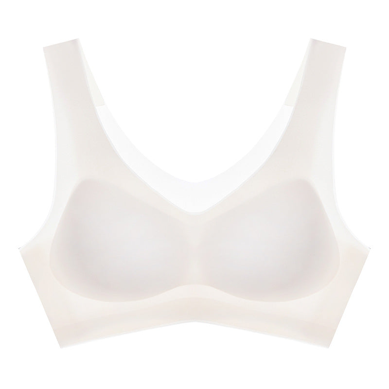 Women's Silk Underwear Seamless Invisible Beauty Back Everyday Bras