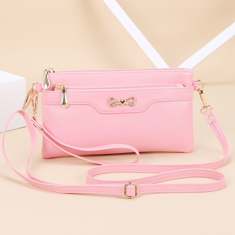 Women's Fashion Pouches Korean Versatile Simple Mobile Crossbody Bags