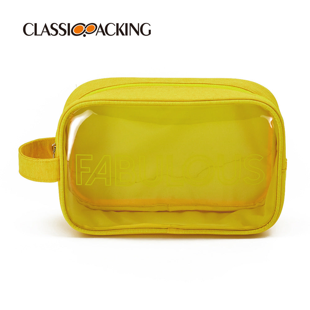 Style Portable Toiletry Waterproof Material Large Makeup Bag