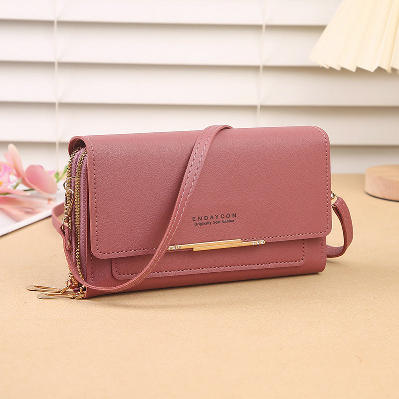 Women's Fashion Large Capacity Mid-length Clutch Ladies Wallet
