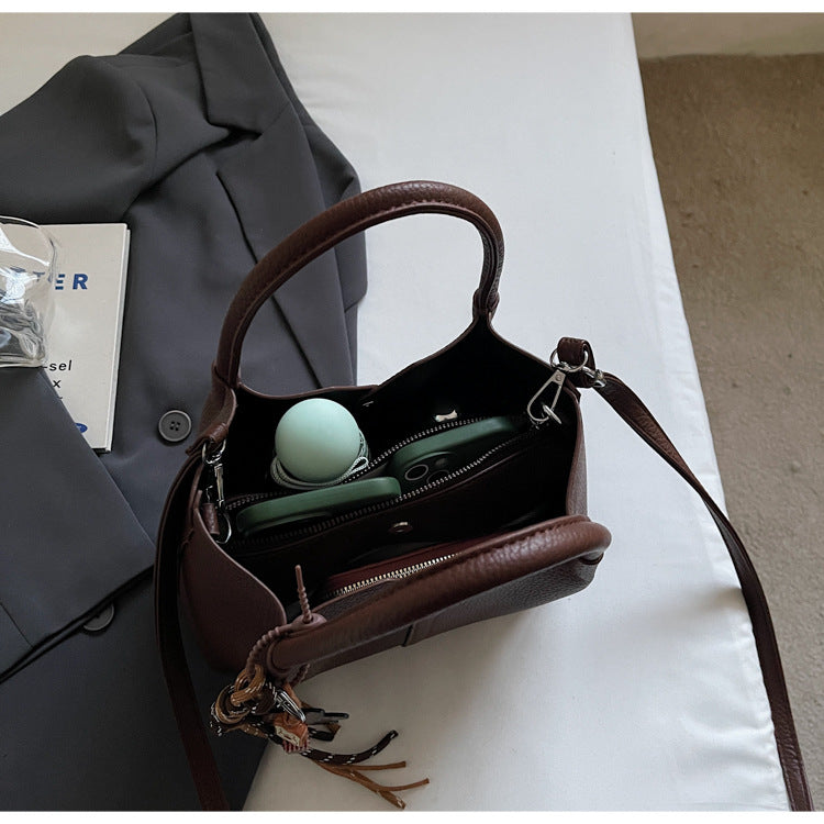 Women's Large Capacity Retro Simple Portable Leisure Women's Shoulder Bag