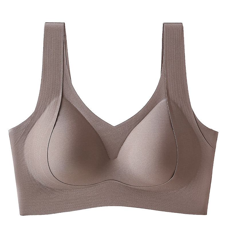 Women's Quality Fixed Cup Thin Section Traceless Underwear Big Everyday Bras