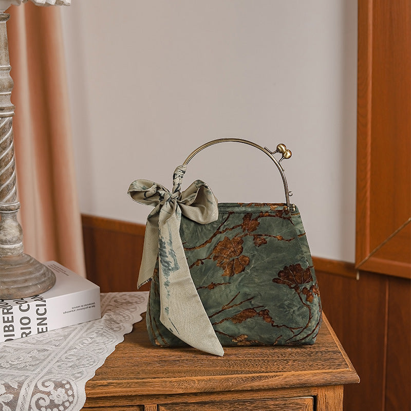 Cool Style Cheongsam Banquet Clutch Scarf Handbags