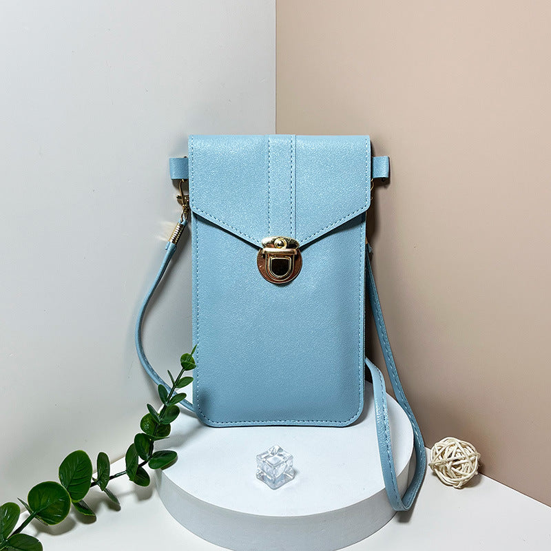 Pretty Touch Screen Lady's Large Capacity Phone Bags