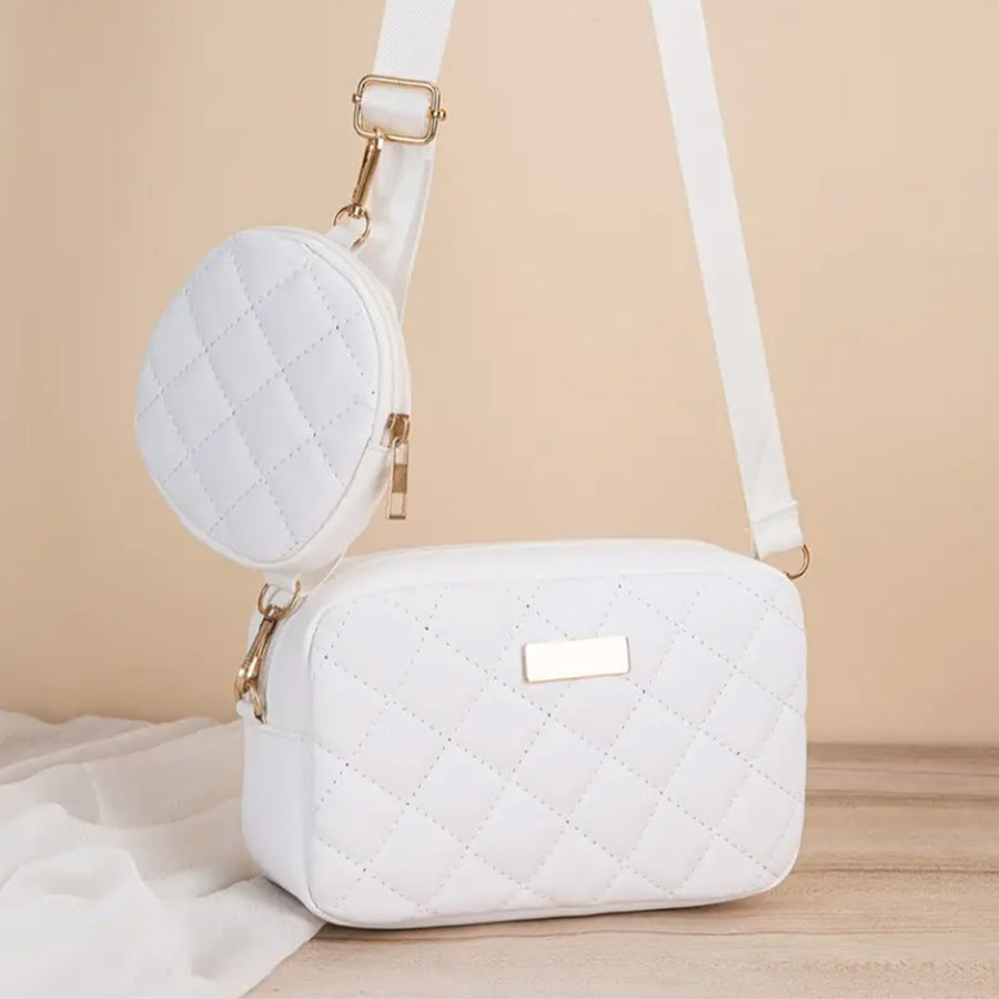 Women's Luxury Minority Fashion Two-piece Suit Simple Commute Women's Messenger Bag