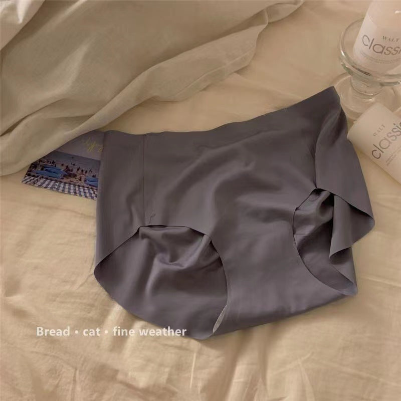 Women's Likes Simple Clean Solid Color Seamless Panties