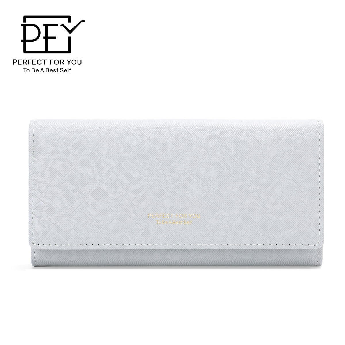 Women's Korean Cross Pattern Multiple Slots Long Ladies Wallet