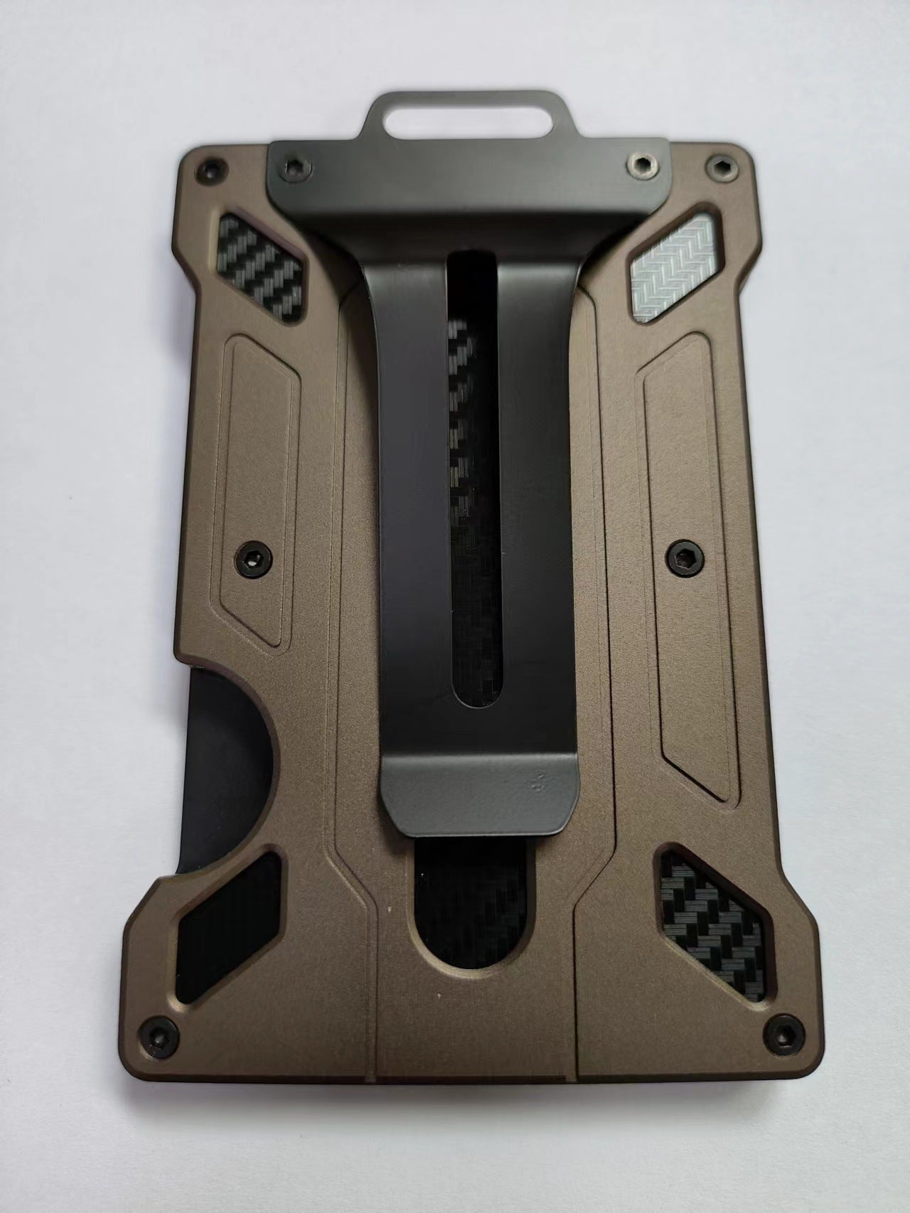 Alloy Transparent Badge Metal Work Permit Card Holder