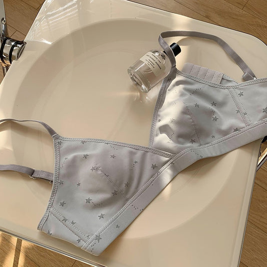 Women's Thin Wireless Small Chest Push Up Comfort Breathable Bras