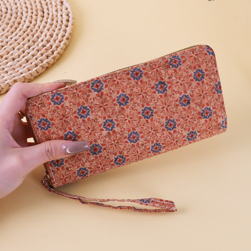 Women's Ethnic Style Pattern Clutch Multiple Slots Ladies Wallet