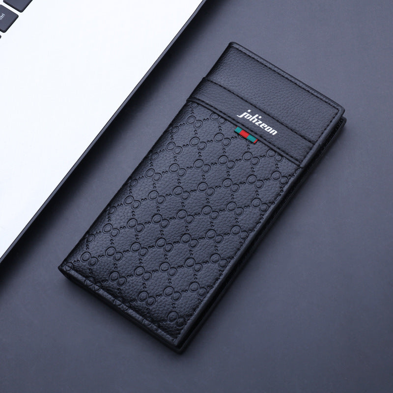 Men's Slouchy Long Multiple Slots Thin Men's Wallets
